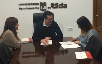 El Ayuntamiento de Elda y la Asociación de Alumnos de la EOI firman un convenio de colaboración