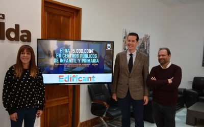 El Ayuntamiento cifra en 15 millones de euros las necesidades de los colegios públicos de Infantil y Primaria para el plan Edificant