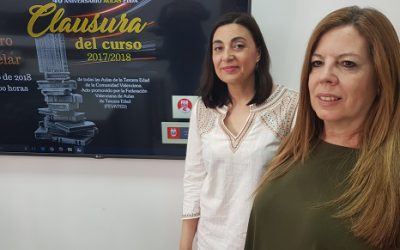 Las Aulas de la Tercera Edad de la Comunitat Valenciana clausuran el curso en Elda al cumplirse 40 años desde su creación