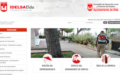 El Instituto Municipal de Desarrollo de Elda (Idelsa) estrena nueva página web