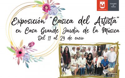 La Casica del Artista presenta su nueva exposición de pintura en la Casa Grande del Jardín de la Música