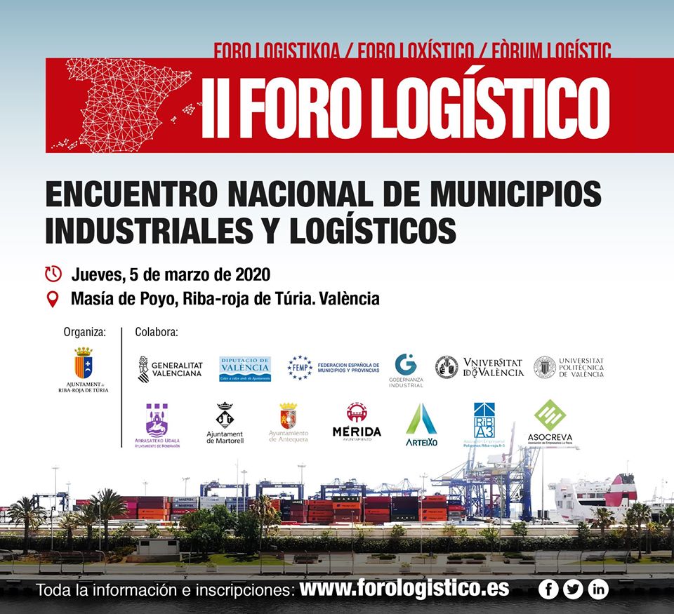 Rubén Alfaro participa mañana en el II Foro Logístico junto a los alcaldes de municipios industriales y logísticos