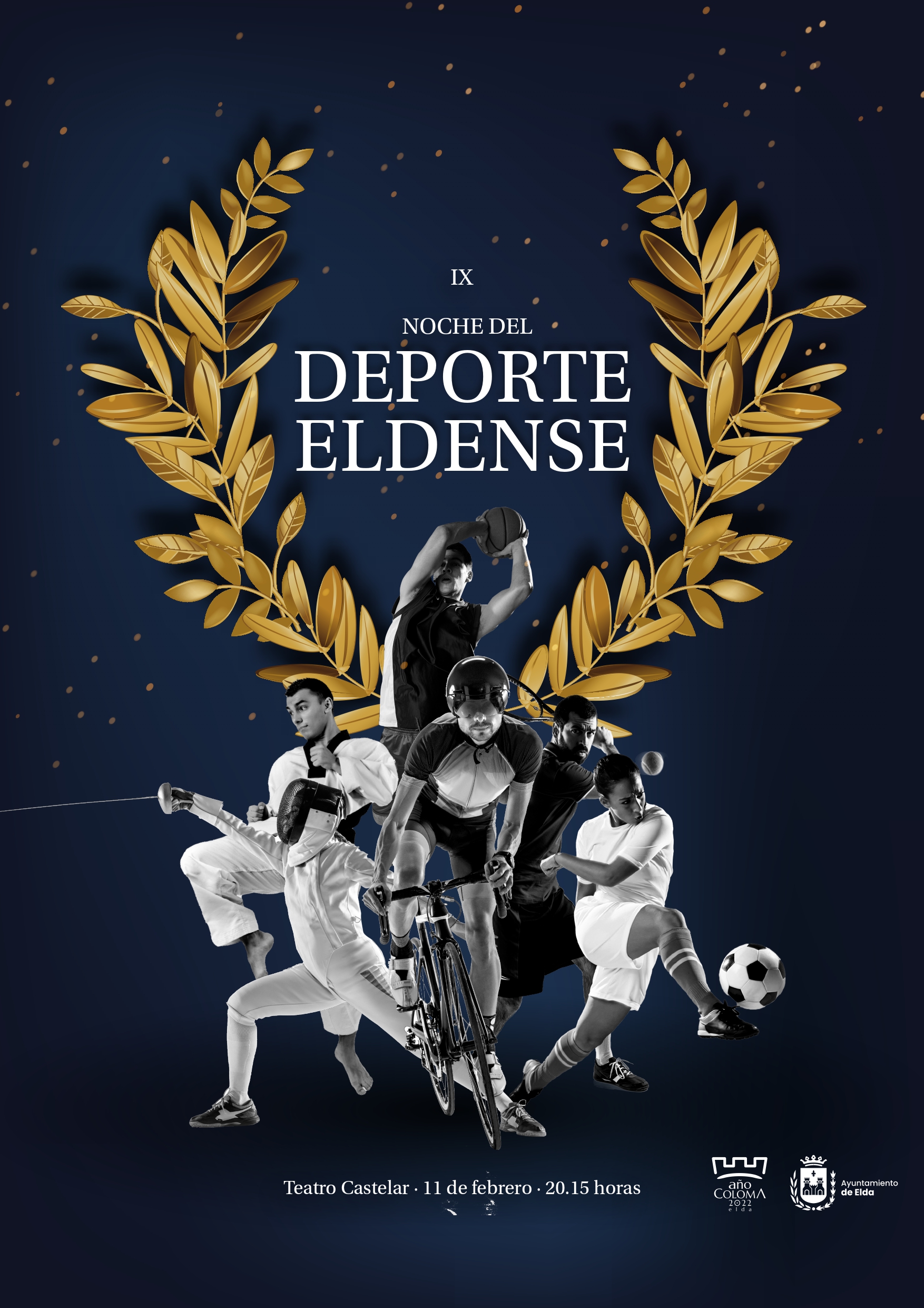 Elda ya tiene nominados y nominadas para la IX Noche del Deporte que se celebrará el viernes 11 de febrero en el Teatro Castelar