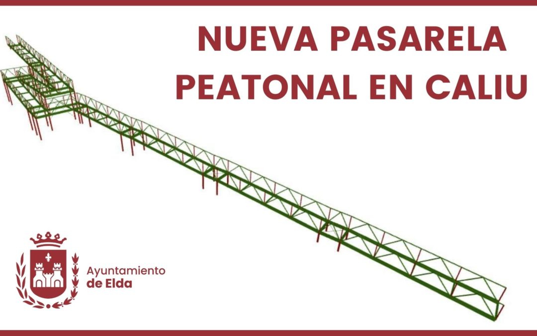 El Ayuntamiento de Elda construirá una pasarela peatonal en las escaleras de Caliu para mejorar la accesibilidad al barrio