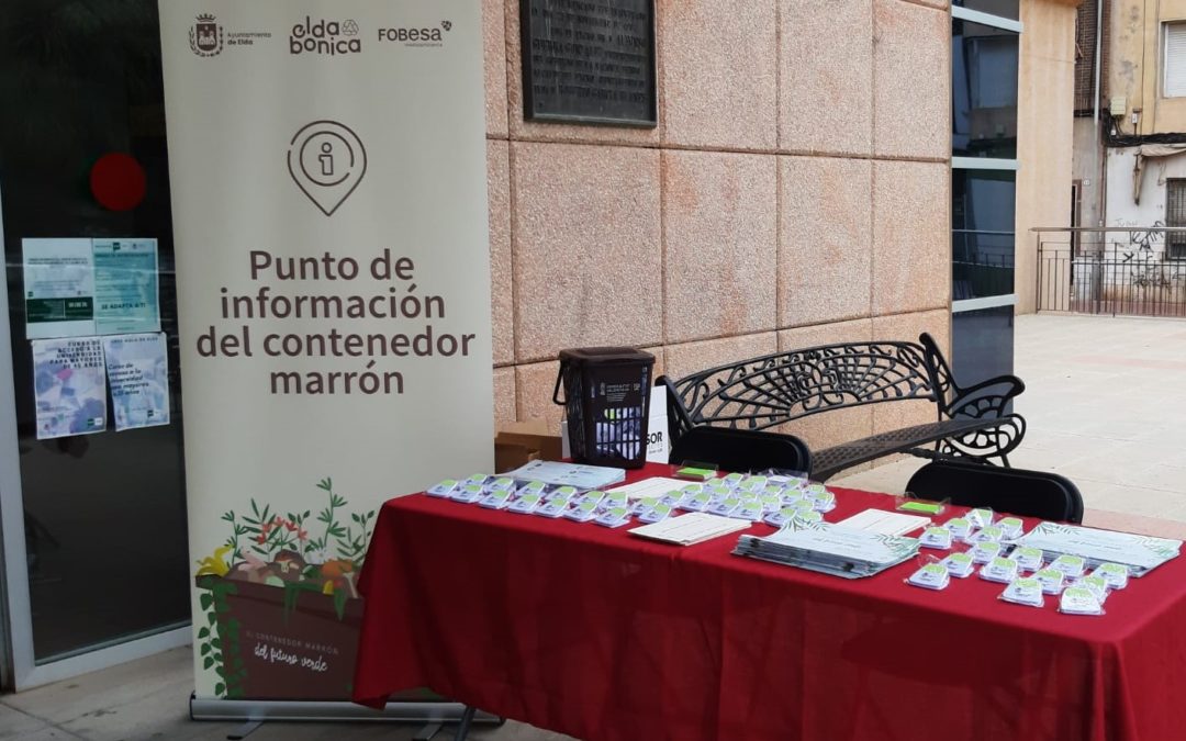 El Ayuntamiento de Elda y Fobesa inician una campaña informativa para fomentar la correcta separación de los residuos orgánicos