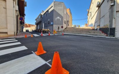 El Ayuntamiento de Elda finaliza las obras de remodelación y asfaltado de la calle Las Cordilleras, en el barrio de La Torreta