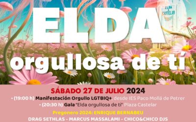 La Plaza Castelar acoge este sábado la fiesta “Elda Orgullosa de Ti” para celebrar la diversidad y promover los derechos del colectivo LGTBIQ+
