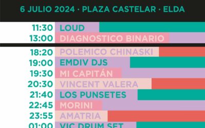 La Plaza Castelar acoge el próximo sábado una nueva edición del Emdiv Festival con más de doce horas de música en directo