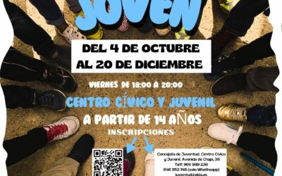 El Club de Ocio Joven comenzará el 4 de octubre con un amplio calendario de actividades y propuestas para la juventud de Elda