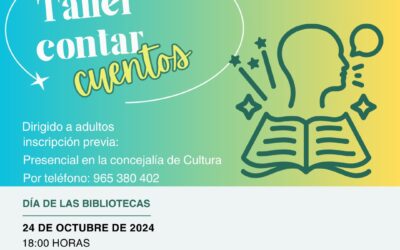 La Biblioteca Municipal de Elda Alberto Navarro acoge un taller práctico sobre el arte de contar cuentos para celebrar el Día de las Bibliotecas