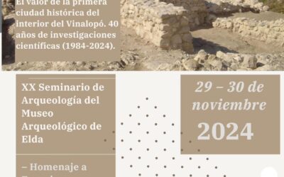 El arqueólogo Francisco Fernando Tordera Guarinos recibirá un homenaje en el XX Seminario de Arqueología que tendrá lugar en el MAE