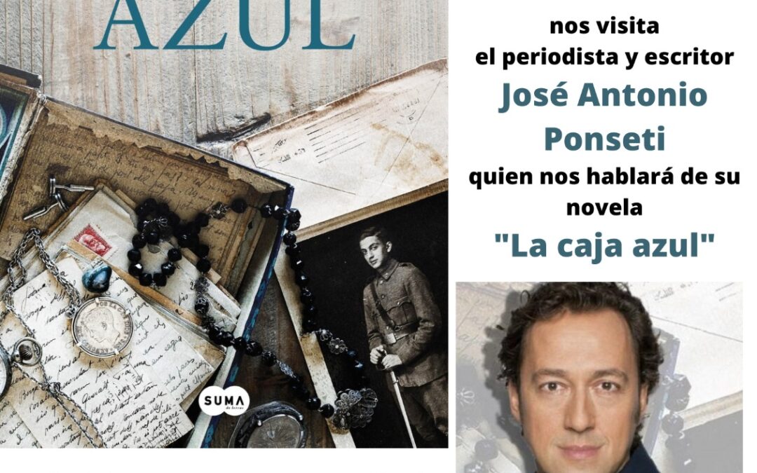 El periodista y escritor José Antonio Ponseti presenta el próximo martes su libro ‘La caja azul’ en la Fundación Paurides