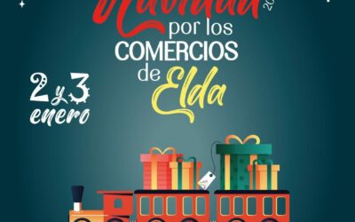 El Tren de la Navidad realizará un recorrido por toda la ciudad los días 2 y 3 de enero para incentivar las compras en las diferentes áreas comerciales eldenses