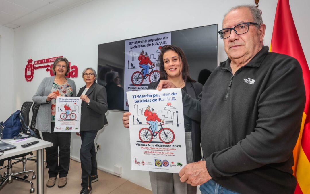 La FAVE organiza un año más la tradicional Marcha Popular de Bicicletas para celebrar el Día de la Constitución el próximo 6 de diciembre