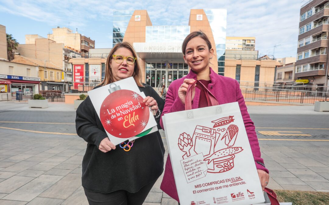 Los comercios asociados de AEDE repartirán 20.000 euros en premios con la campaña ‘La magia de la Navidad en Elda’ para agradecer la fidelidad de sus clientes