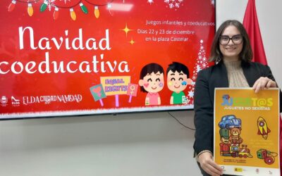 La Carpa de la Navidad de la Plaza Castelar acoge talleres familiares con el objetivo de fomentar la igualdad y el uso no sexista de los juguetes